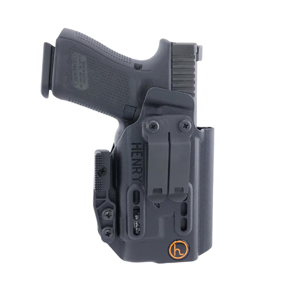 Henry Holsters Henry Ember AIWB/IWB Holster for Glock 17/19/23 9mm Luger/.40 TLR-7 SUB Black Ambi