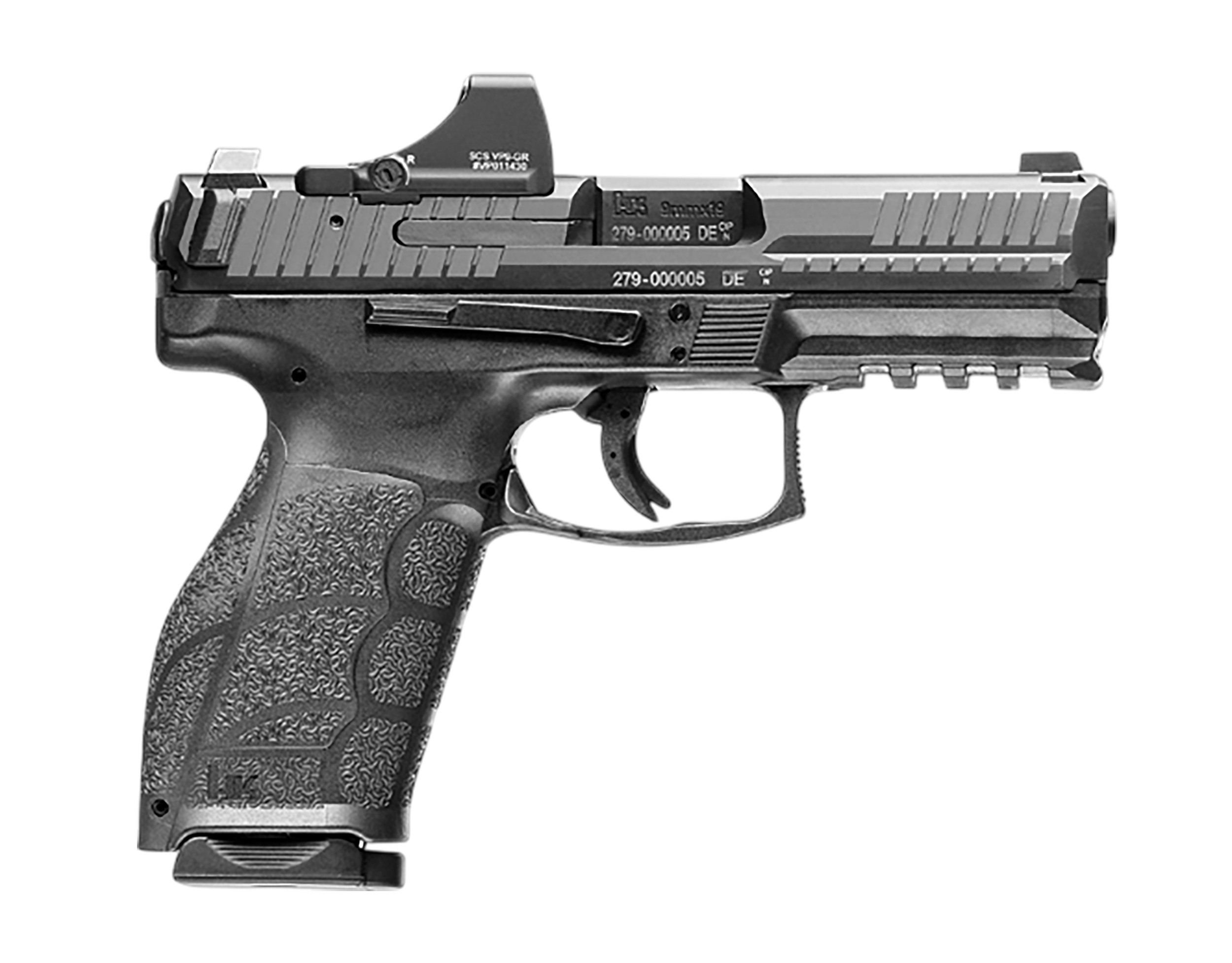 Heckler and Koch (HK USA) H&K VP9A1 X OE w/Holosun SCS Handgun 9mm Luger 15rd Magazines(2) 4" Barrel