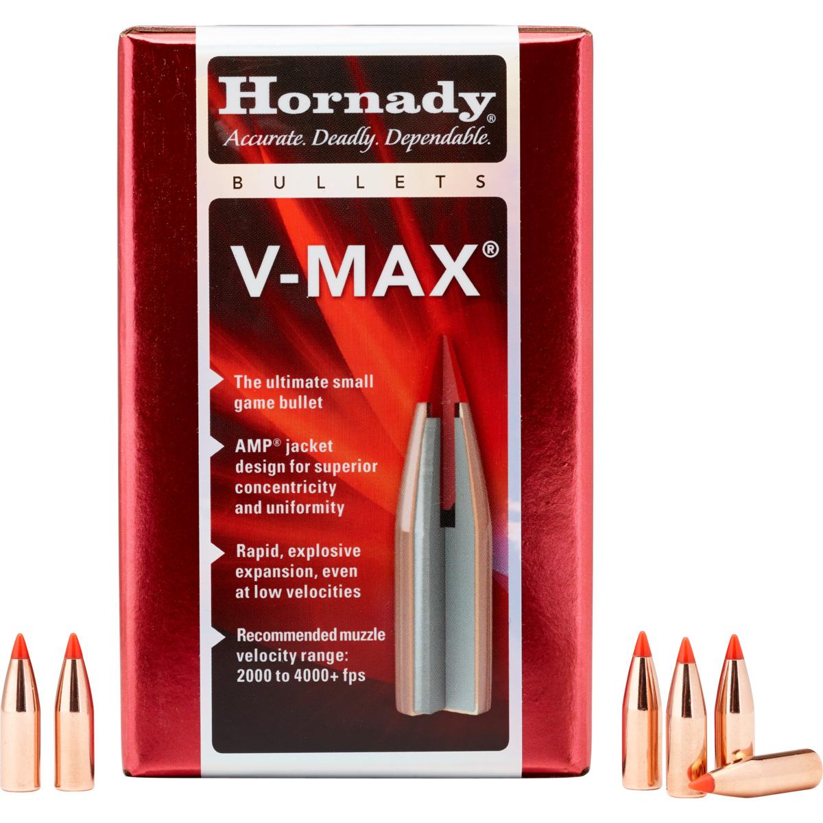 Hornady Mfg Hornady V-Max Varmint Rifle Bullets 5.45 cal .2215 60gr V-MAX 100/ct