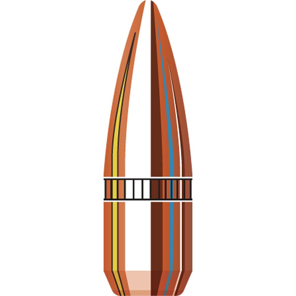 Hornady Mfg Hornady Traditional / FMJ Rifle Bullets .22 cal .224" 55 gr FMJ-BT With Cannelure (W/C)