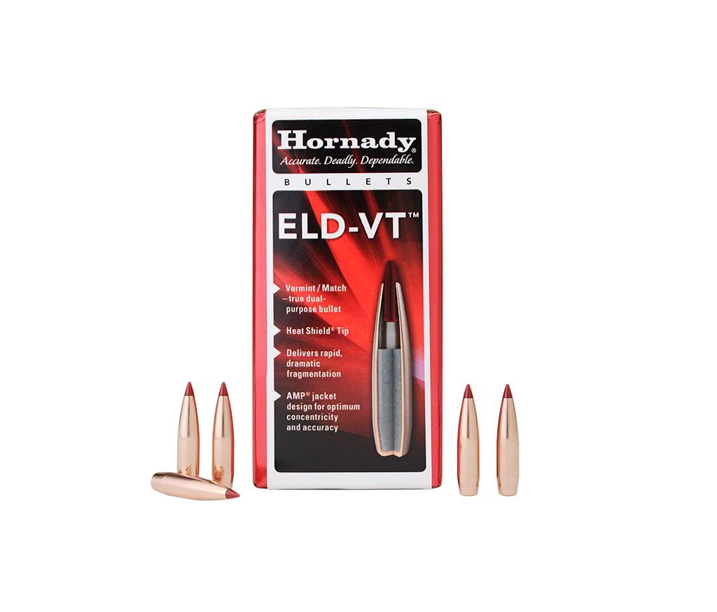 Hornady Mfg Hornady ELD-VT Rifle Bullets 22 cal .224" 62 gr 100/ct