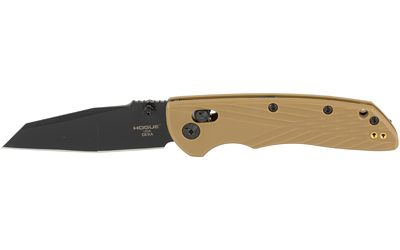 Hogue Deka 3.25" Whrnclf Black Ply FDE Folding Knife