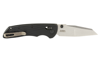 Hogue Deka Manual Folder Knife 3 1/4" Wharncliffe Blade Black and Silver Hogue Deka Manual Folder Knife 3 1/4" Wharncliffe Blade Black and Silver