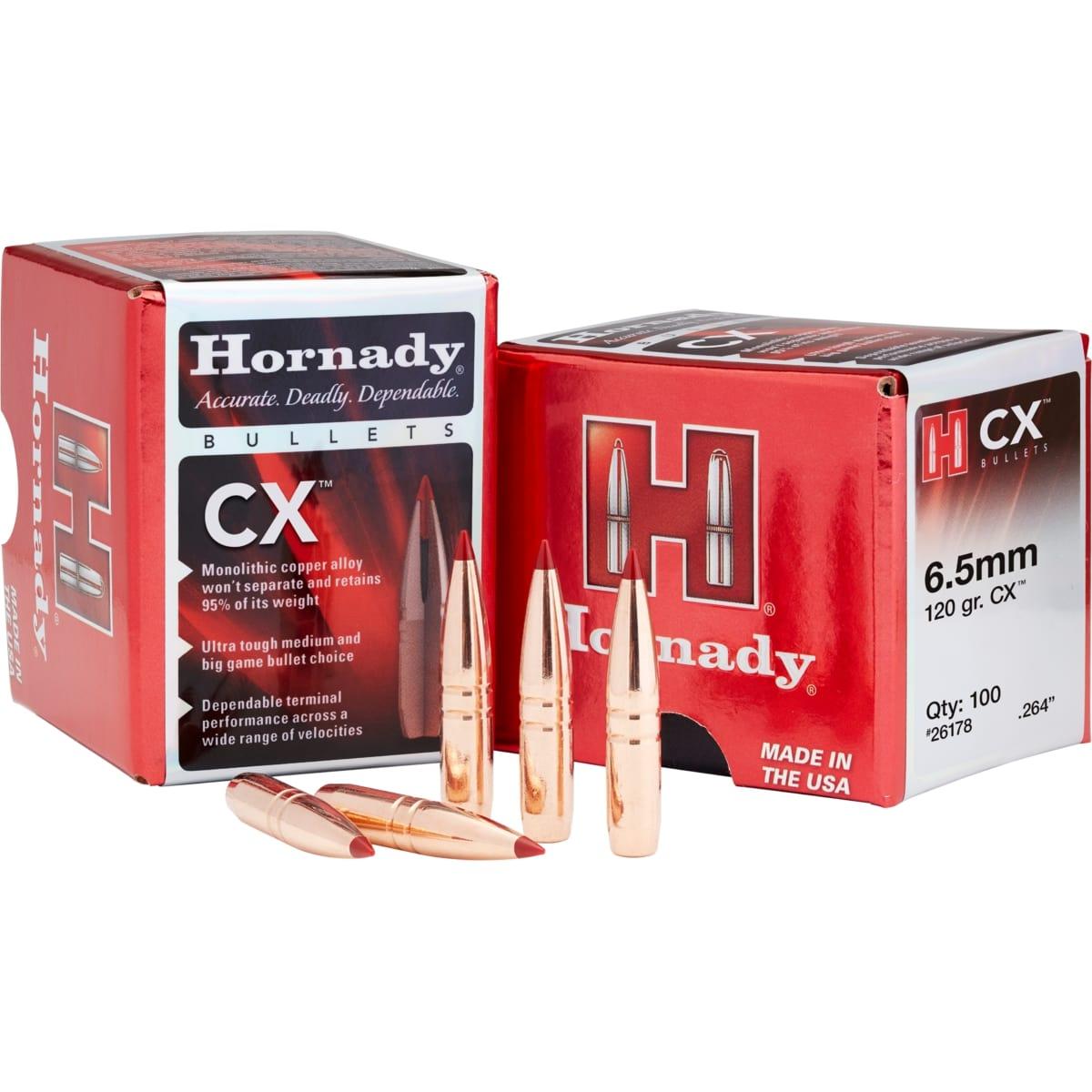Hornady Mfg Hornady CX Bullets 6mm .243 cal 90gr (1-8") 50/rd