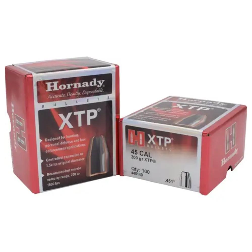 Hornady Mfg Hornady Handgun Bullets .45 cal .451" 200 gr XTPHP w/out Cannelure 100/ct