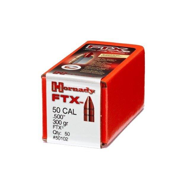 Hornady Mfg Hornady FTX Handgun Bullets .50 cal .500" 300 gr FTX 50/ct