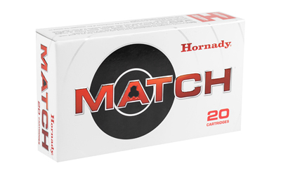 Hornady Match Rifle Ammunition .308 Win 168 gr ELD 2700 fps 20/ct Hornady Match Rifle Ammunition .308 Win 168 gr ELD 2700 fps 20/ct