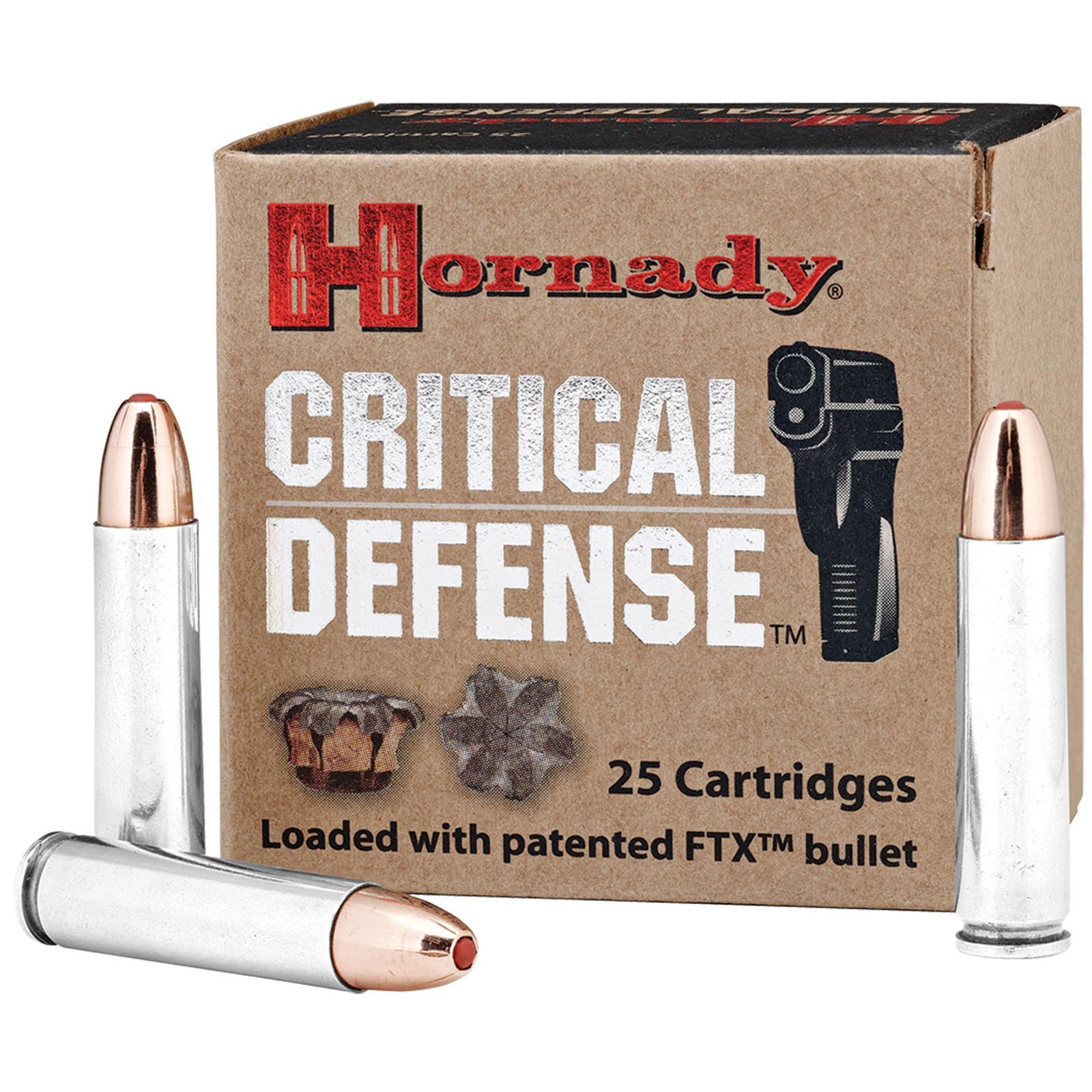 Hornady Mfg Hornady Critical Defense Rifle Ammunition .30 Carbine 110 gr FTX 25/ct