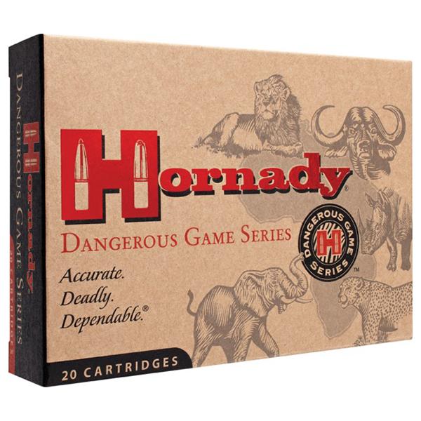 Hornady Mfg Hornady Dangerous Game Rifle Ammunition .375 H&H 300 gr DGS 2530 fps 20/ct