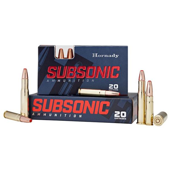 Hornady Mfg Hornady Subsonic Rifle Ammunition .45-70 Govt 410gr PT 1075 fps 20/ct