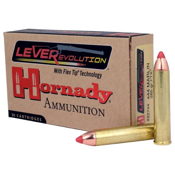 Hornady Mfg Hornady LEVERevolution Rifle Ammunition .444 Marlin 265 gr FTX 2325 fps 20/ct