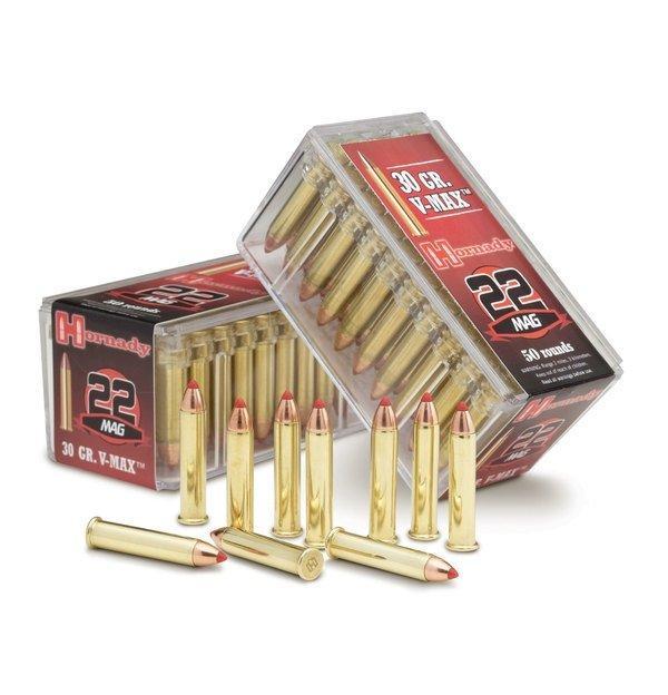 Hornady Mfg Hornady Rimfire Ammunition .22 WMR 30 gr V-Max