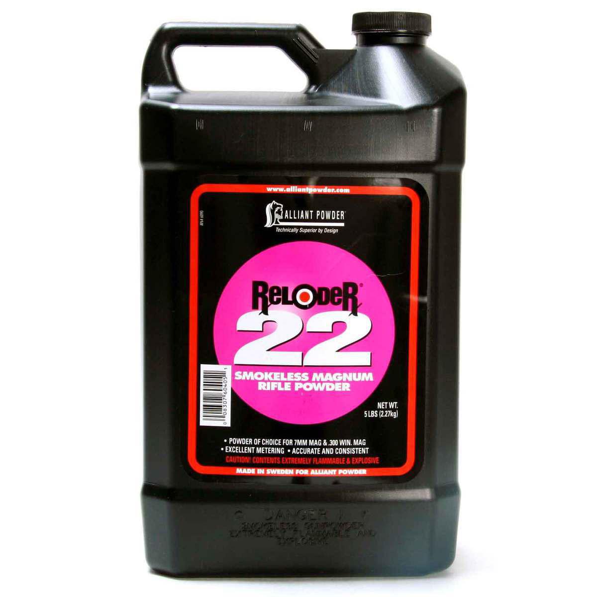 Alliant Powder Alliant Reloder 22 Rifle Powder 5 lbs