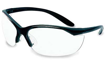Westchester Protective Gear DBA PIP Global Safety Howard Leight Uvex Vapor II Shooting Glasses Black with Clear Lens