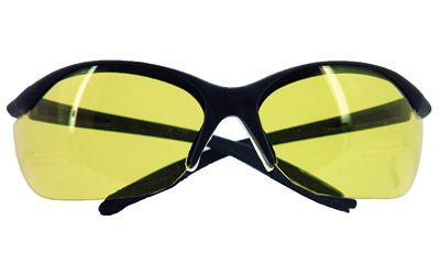 Westchester Protective Gear DBA PIP Global Safety Howard Leight UVEX Vapor II Shooting Glasses Anti-Fog Black with Amber Lens