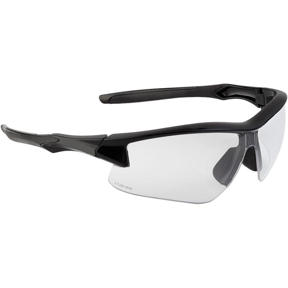 Westchester Protective Gear DBA PIP Global Safety Howard Leight UVEX Acadia Shooting Glasses Black with Clear Lens