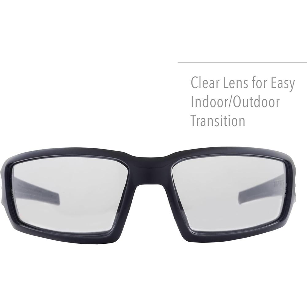 Howard Leight UVEX Hypershock Shooting Glasses Black with Clear Lens Howard Leight UVEX Hypershock Shooting Glasses Black with Clear Lens
