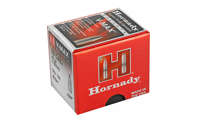 Hornady V-MAX Bullets .22 cal .224" 40 gr V-MAXBT 100/ct Hornady V-MAX Bullets .22 cal .224" 40 gr V-MAXBT 100/ct