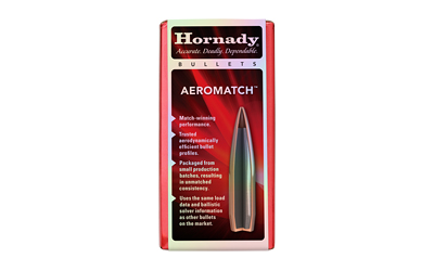 Hornady Aeromatch Rifle Bullets 6.5MM .264 140 GR HHB (1-8") 100 RDS