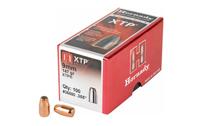 Hornady Handgun Bullets 9mm .355" 147 gr XTPHP 100/ct