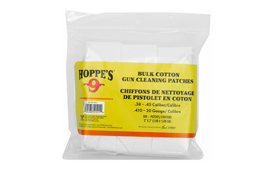 Hoppe's Clng Patch 38-45CAL 500PK