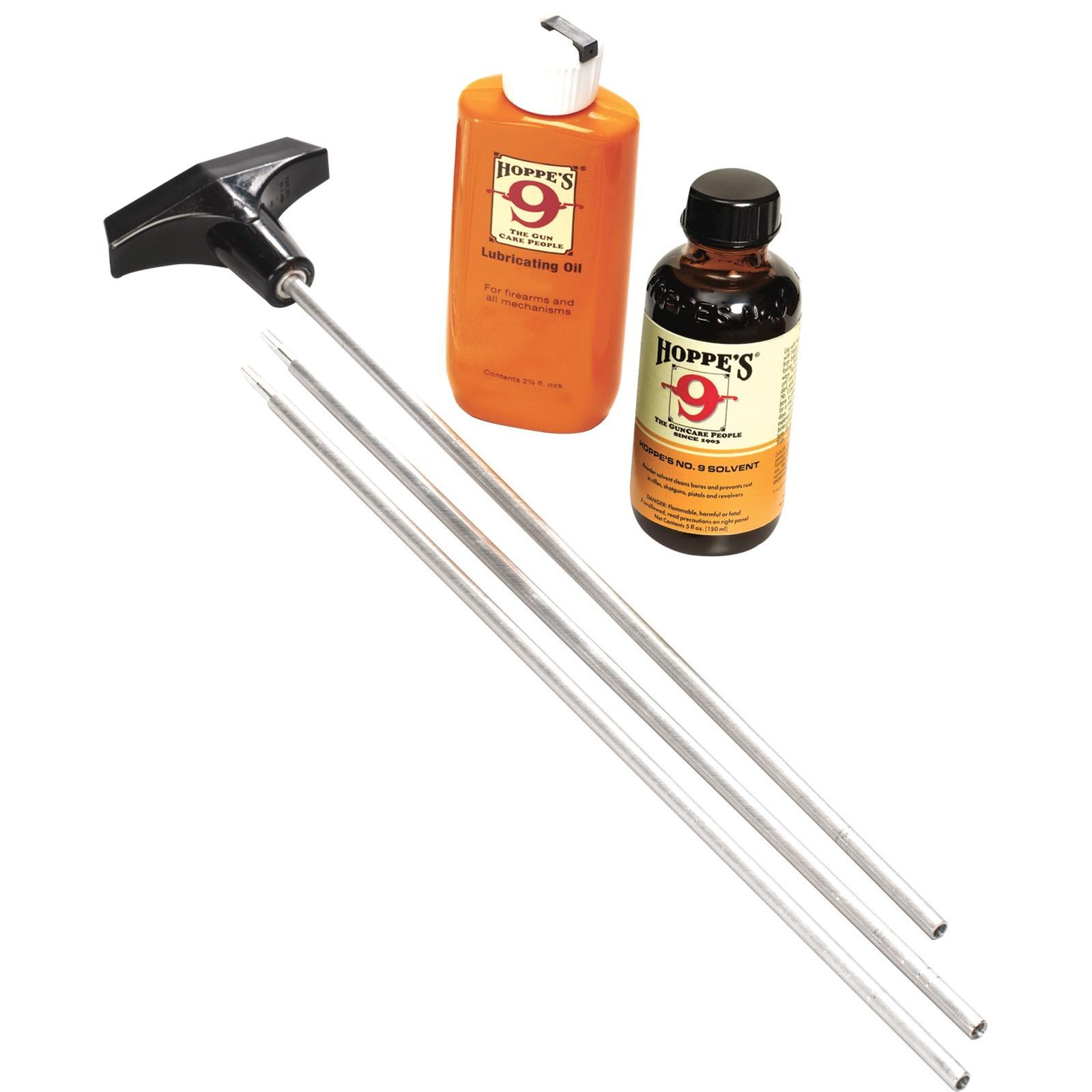 Hoppe's 3 Piece Benchrest Stainless Steel Cleaning Rod - Rifle/ Shotgun
