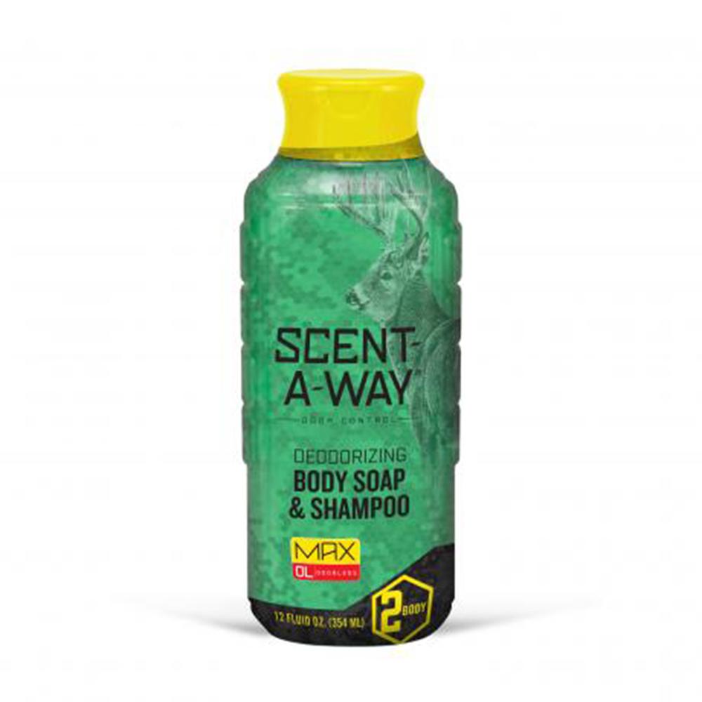 Hunters Specialties Inc. Scent-A-Way MAX Liquid Body Soap & Shampoo 12 oz Bottle