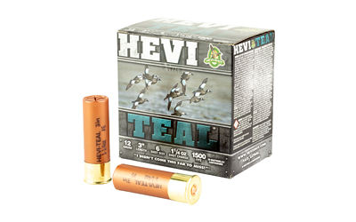 Environ Metal Inc Hevi-Shot Hevi-Teal Shotshells 12 ga 3" 1-1/4 oz 1500 fps #6 25/ct
