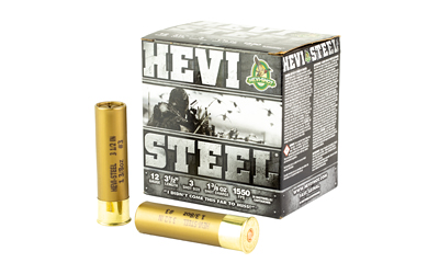 Environ Metal Inc HEVI-Shot HEVI-Steel Shotshells 12 ga 3-1/2" 1-3/8 oz 1550 fps #3 25/ct