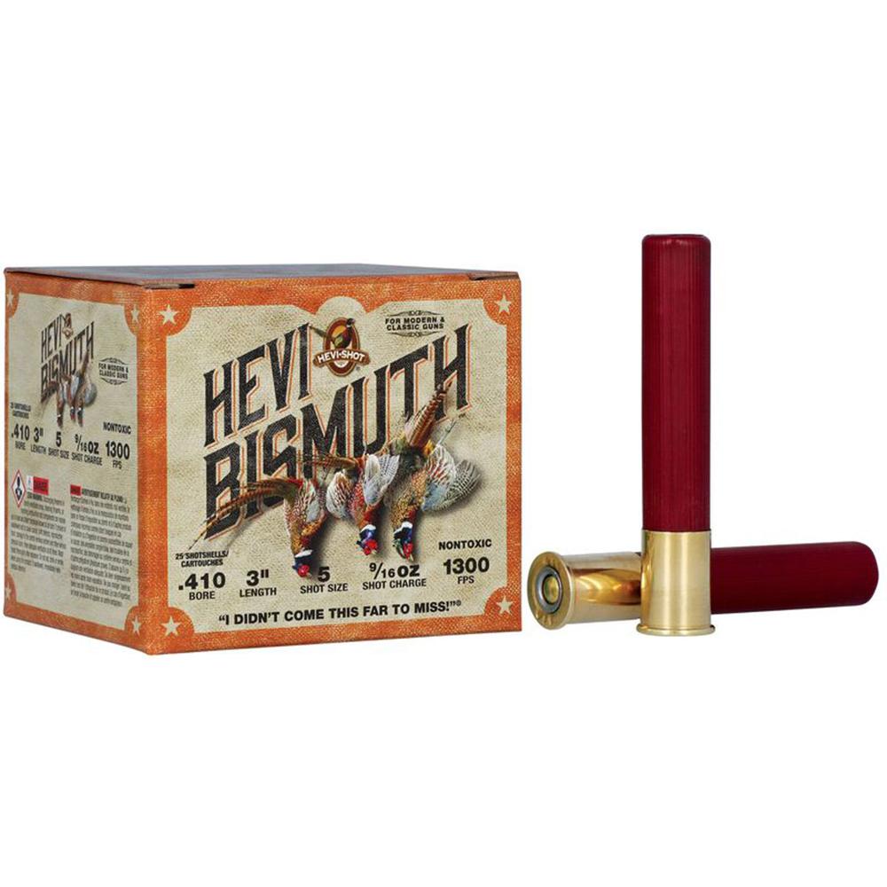 Environ Metal Inc HEVI-Shot Hevi-Bismuth Upland Shotshells .410 3" 9/16oz 1300 fps #5 25/ct