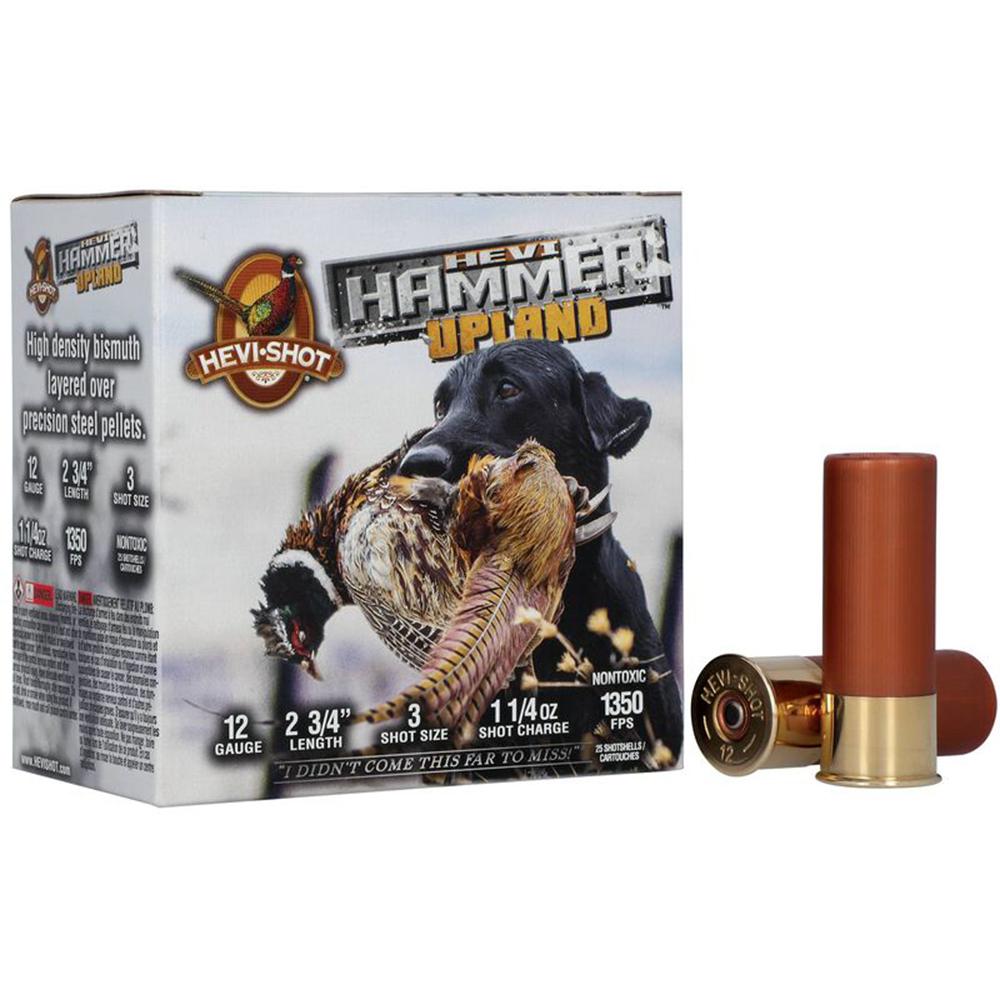 Environ Metal Inc HEVI-Shot Hevi-Hammer Shotshell 12ga 2-3/4" 1-1/4oz 1350 fps #3 25/ct