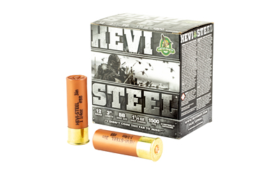 Environ Metal Inc HEVI-SHOT HEVI-Steel Shotshells 12 ga 3" 1-1/4oz 1500 fps #BB 25/ct