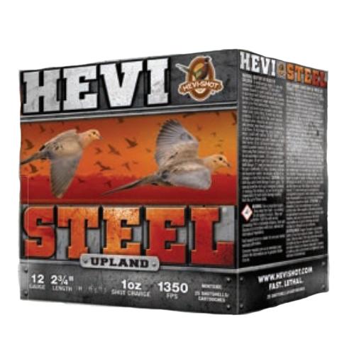 Environ Metal Inc HEVI-Shot HEVI-Steel Upland Shotshells 12ga 2-3/4" 1oz 1350 fps #6 25/ct