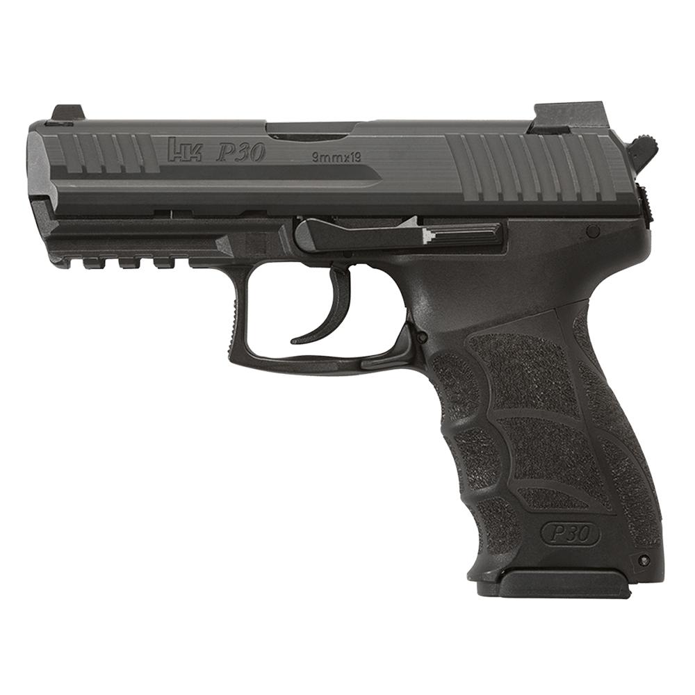 Heckler & Koch Inc. H&K P30 Handgun 9mm Luger 10rd Magazines(2) 3.85" Barrel DA/SA V3 Rear Decocker Button