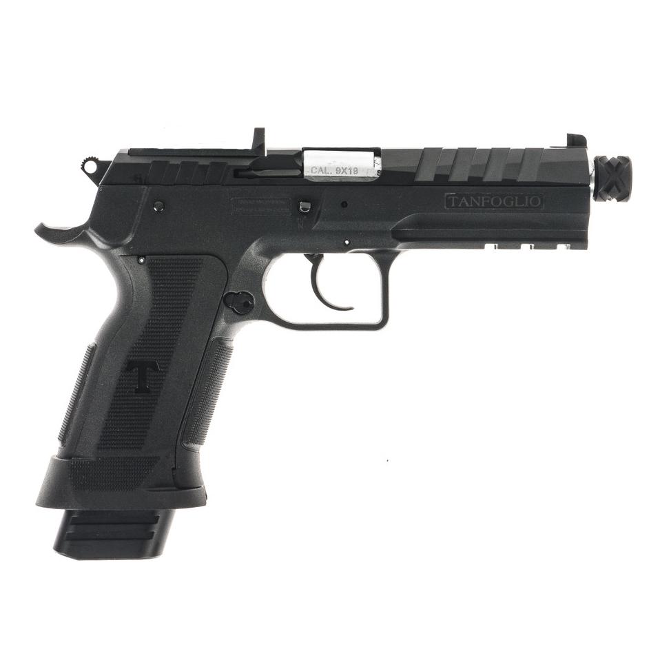 Italian Firearms Group IFG Tanfoglio Force Duty Tactical Handgun 9mm Luger 20rd Magazine(1) 4.9" Threaded Barrel