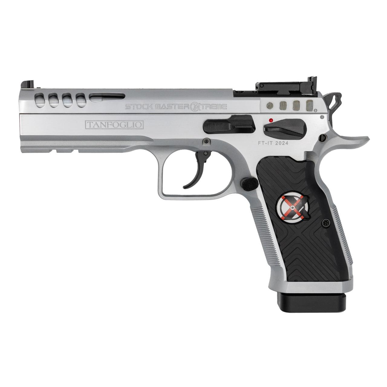 Italian Firearms Group IFG Tanfoglio Stock I Xtreme Handgun 9mm Luger 17rd Magazine(3) 4.5" Barrel Chrome
