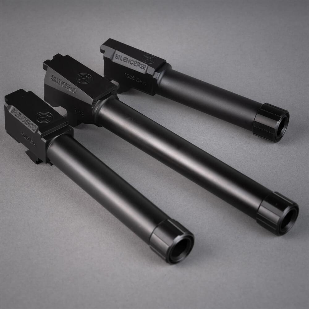 SilencerCo Threaded Barrel for S&W M&P 9mm Luger 1/2x28 4.9" Black