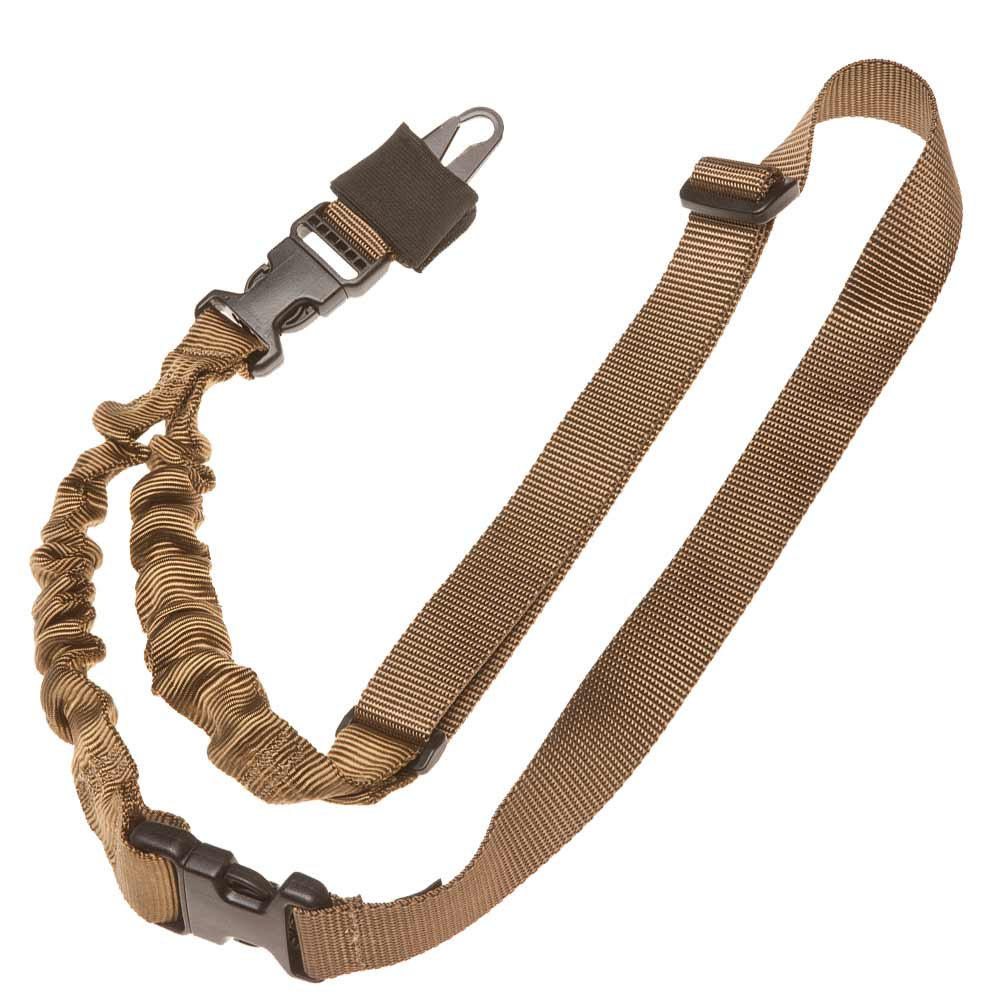 Military Products TacShield Shock Sling Single Point with Double QRB 1.25" Coyote