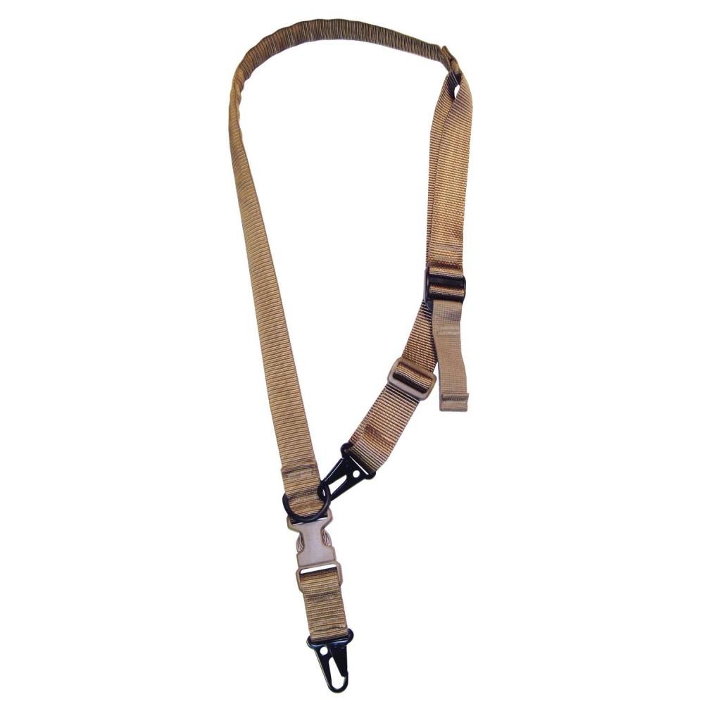 Military Products TacShield Warrior Sling(2n1) Padded w/Fast AdjHK Silencer Coyote 1 1/4in