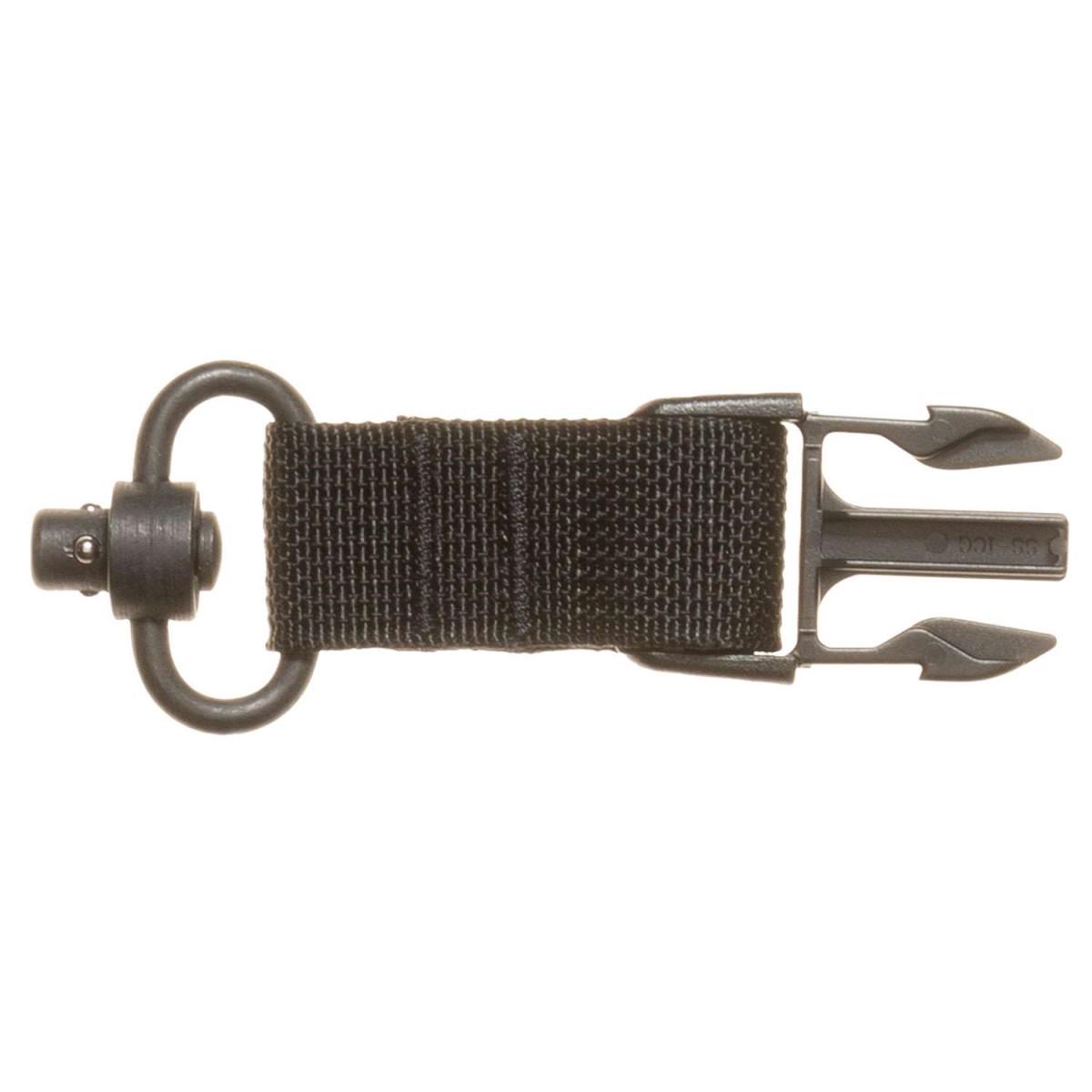 Military Products TacShield Side Release Buckle Attachment for QD Push Button Black
