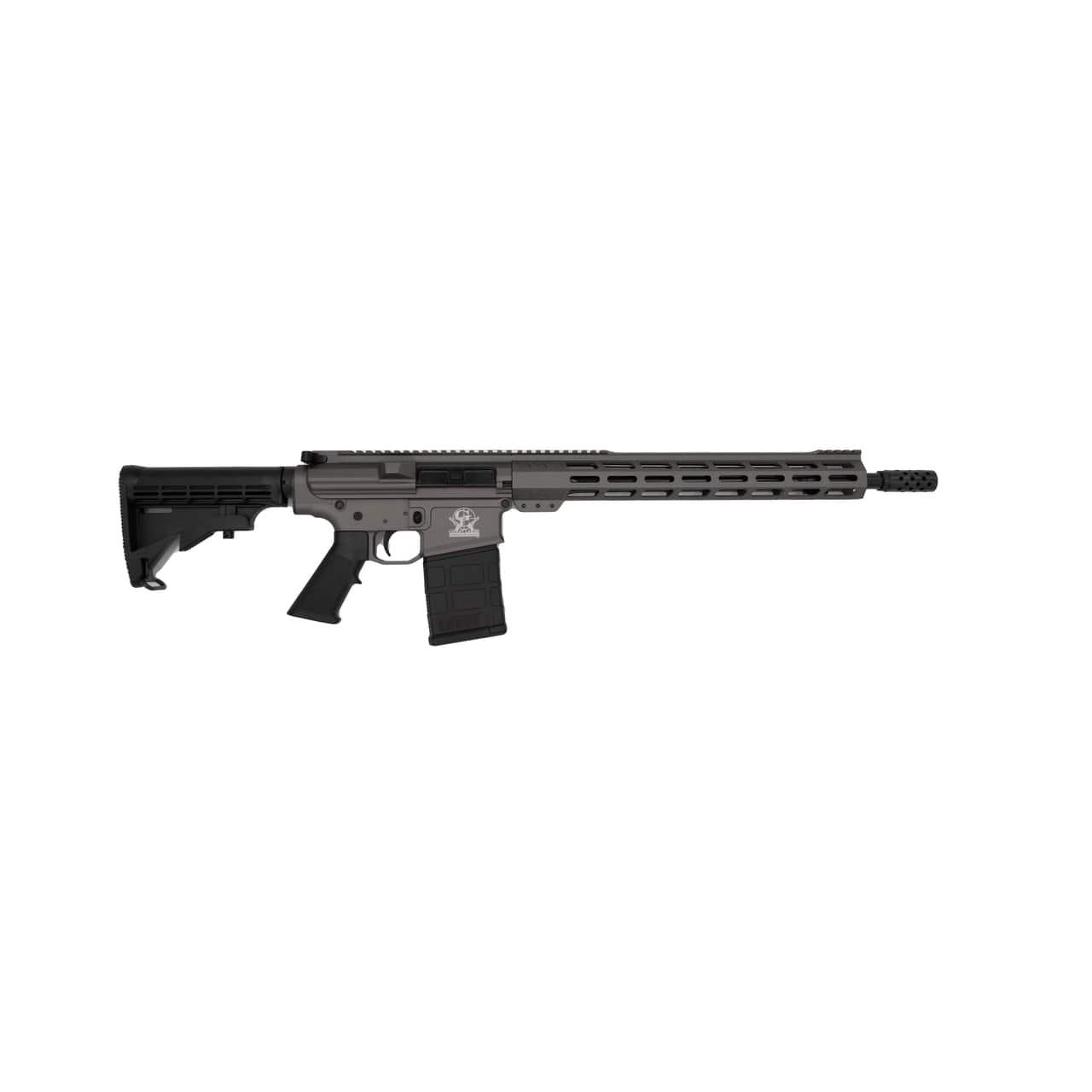 10 Ring GLFA AR-10 Rifle .308 Win 10rd Magazine 16" Stainless Barrel 15" MLOK Rail Tungsten Finish