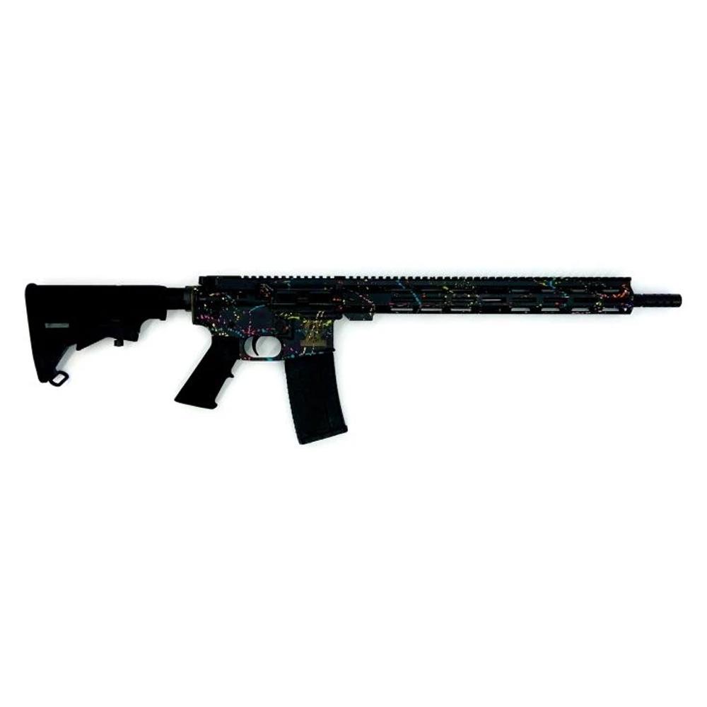 10 Ring Great Lakes AR-15 "Saved By the Splatter" Rifle .223 Wylde 30rd Magazine 16" Barrel