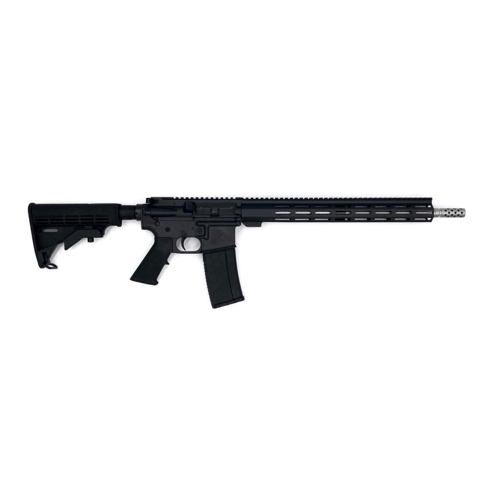 10 Ring GLFA AR-15 Rifle .223 Wylde 30rd Magazine 16" Threaded Barrel Black and Stainless with