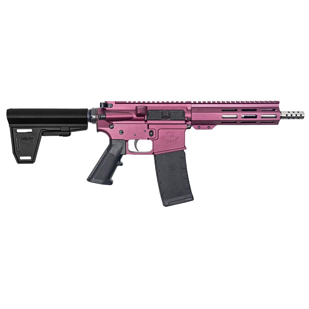 10 Ring GLFA 223 Wylde Braced Pistol .223 Wylde 30rd Magazine 7.5" Stainless Steel Barrel Black
