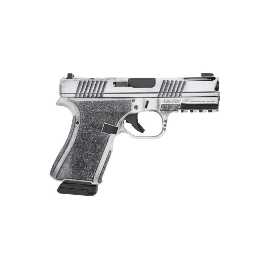 Black Rain Ordnance Inc Black Rain Frontline+ Handgun 9mm Luger 15rd Magazine 3.75" Barrel Bright White