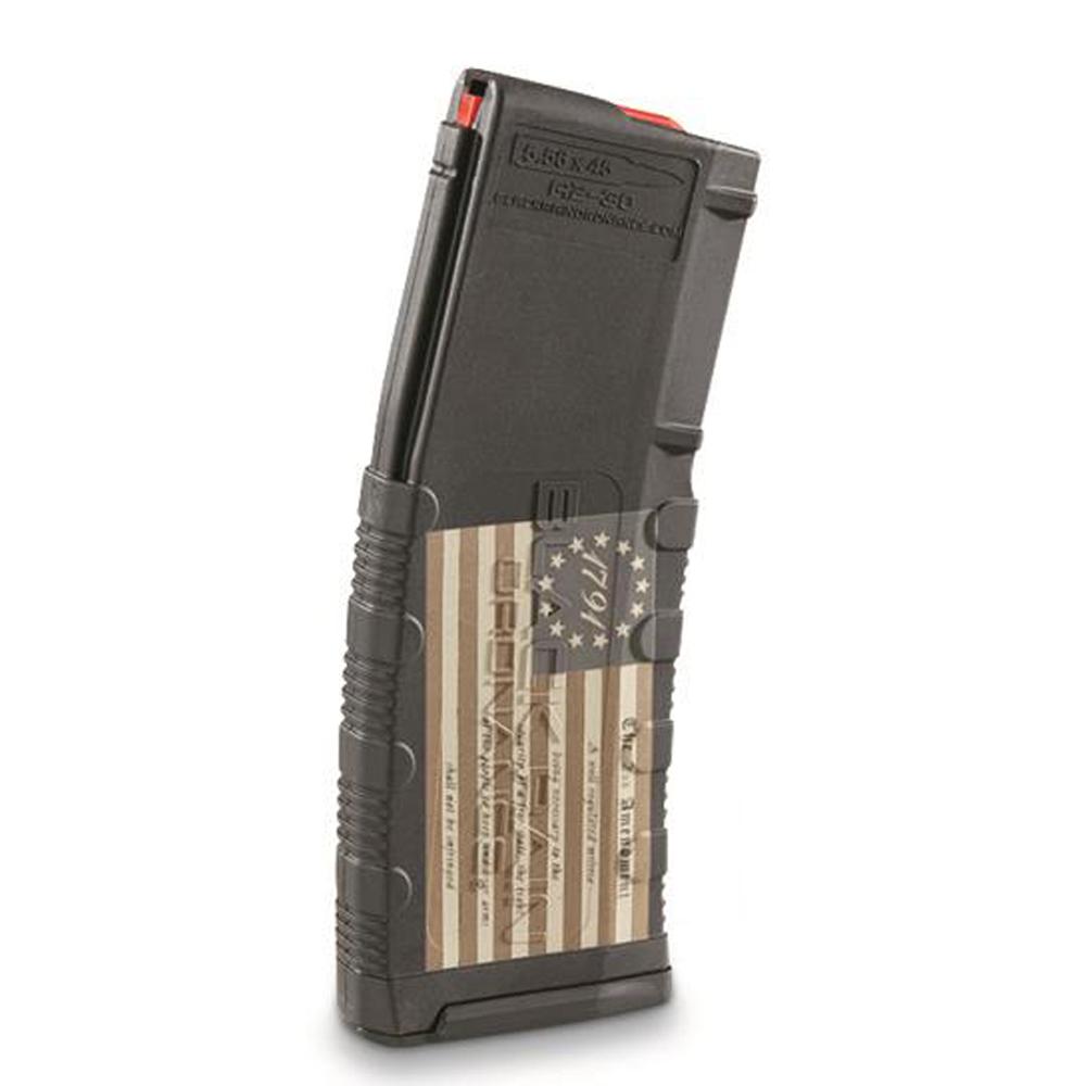 Black Rain Ordnance Inc Black Rain Ordnance 1791 American Flag Rifle Magazine 5.56x45 NATO 30/rd