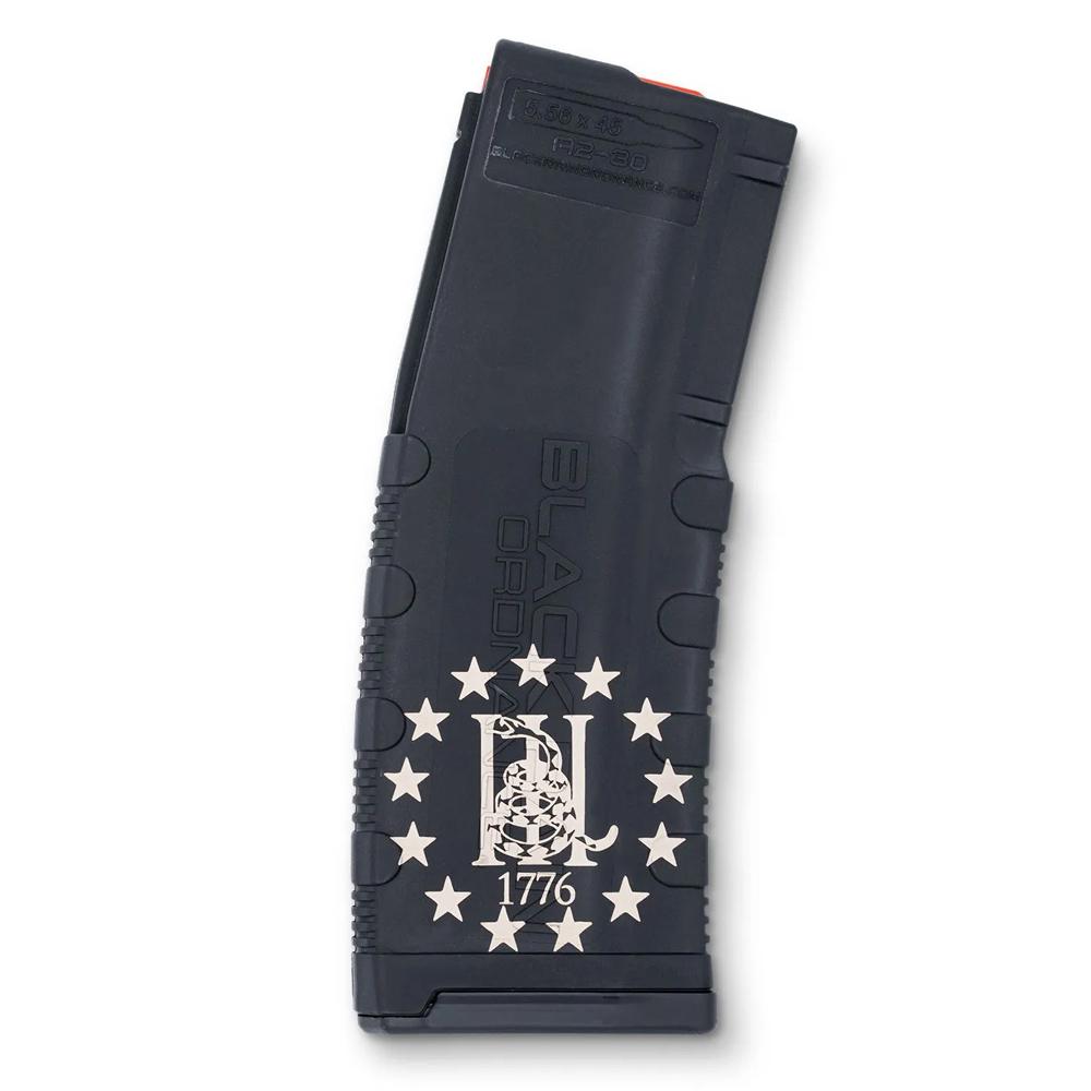 Black Rain Ordnance Inc Black Rain Ordnance 3 Percent American Flag Rifle Magazine 5.56x45 NATO 30/rd