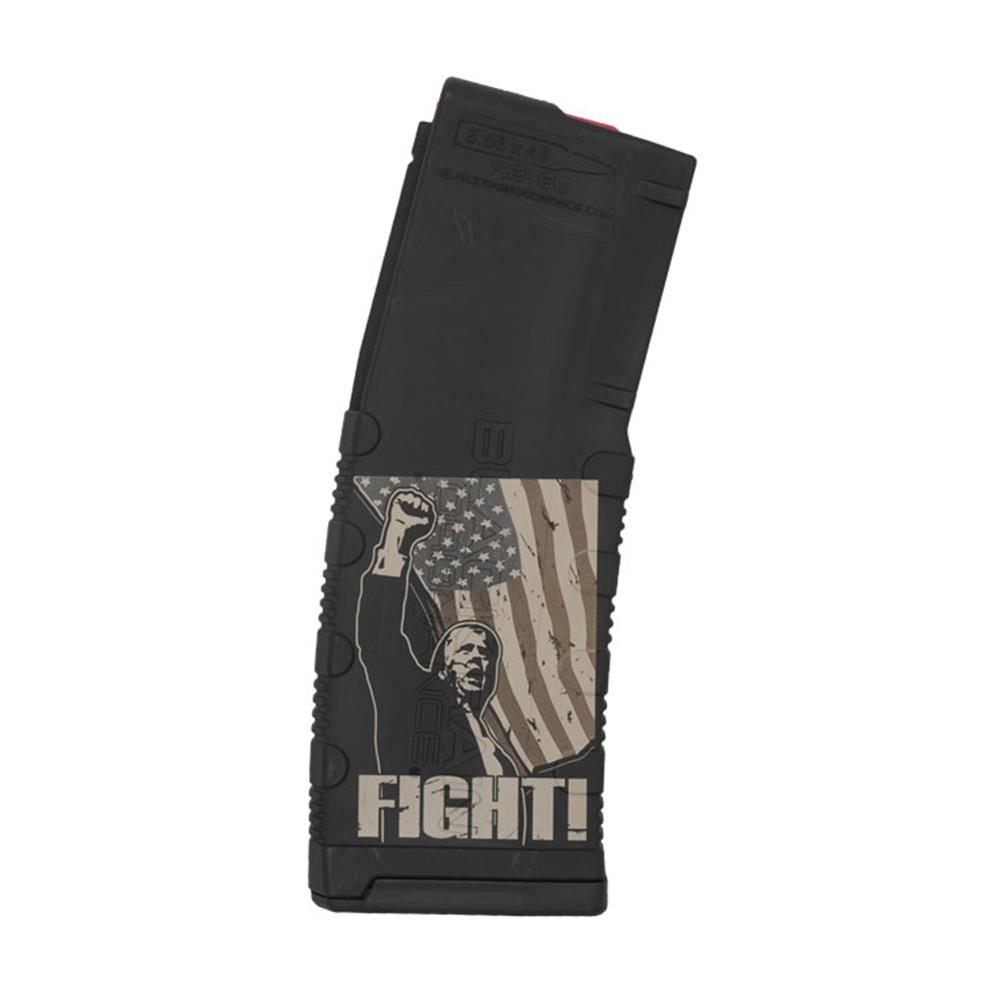 Black Rain Ordnance Inc Black Rain Ordnance AR-15/M4/M16 Rifle Magazine Trump Fight 5.56x45 NATO 30/rd