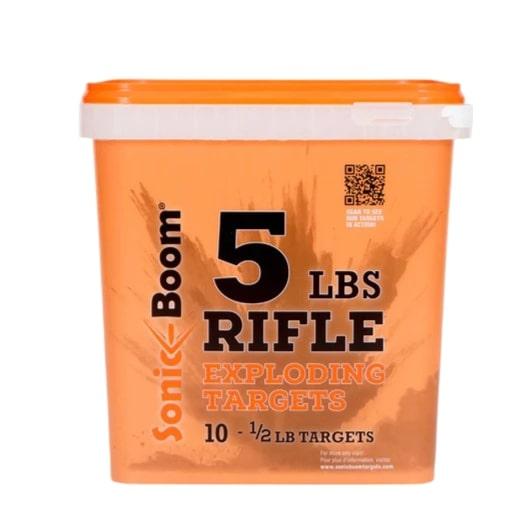 JERENT ENTERPRISES SONIC BOOM JERENT Sonic Boom Half Lb Binary Rifle Target - 10 Pack Bucket