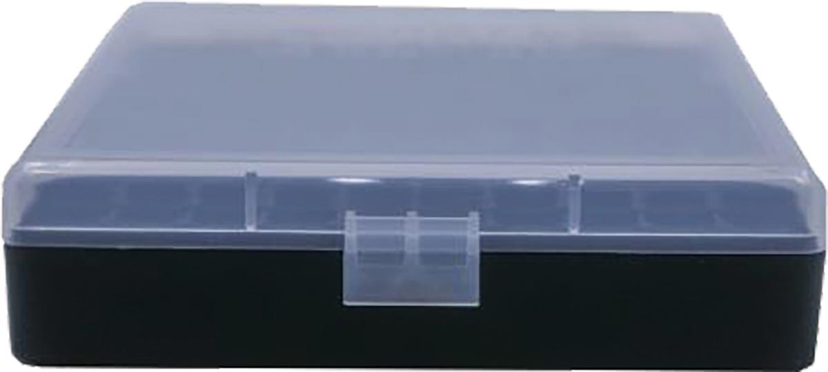 Berry's Mfg Berry's #008 (.40/45 ACP/10mm) Box Black w/Clear Lid - 100rd